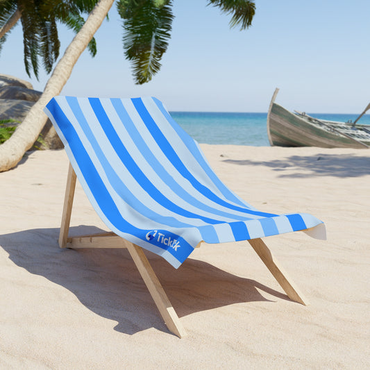 TickPick Blue Striped Beach Towel