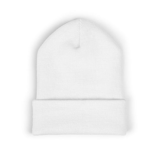 TickPick WhiteCuffed Beanie