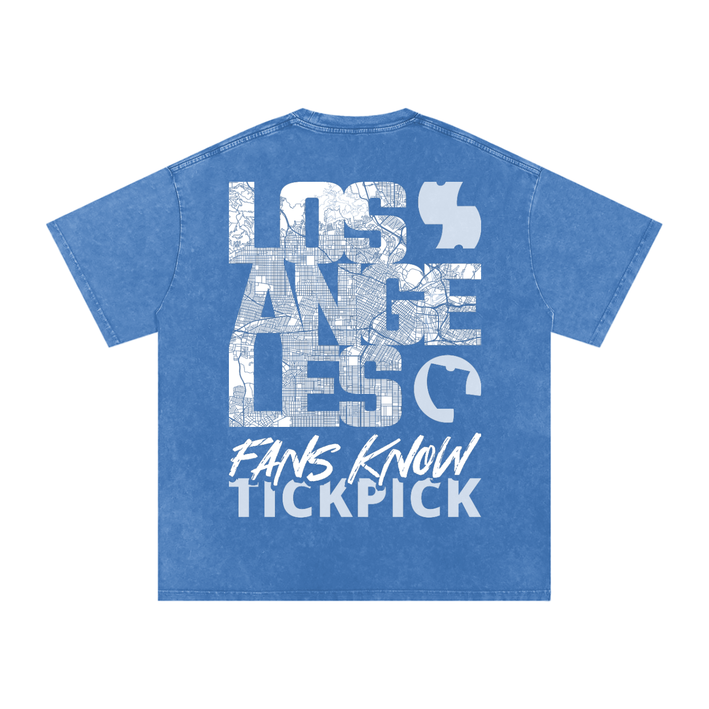 Los Angelas x TickPick | Snow Washed Oversized Cotton T-Shirt