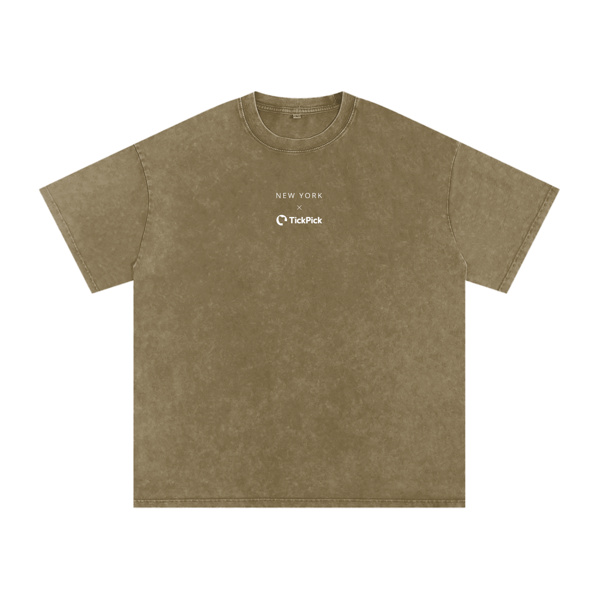 New York x TickPick | Snow Washed Oversized Cotton T-Shirt