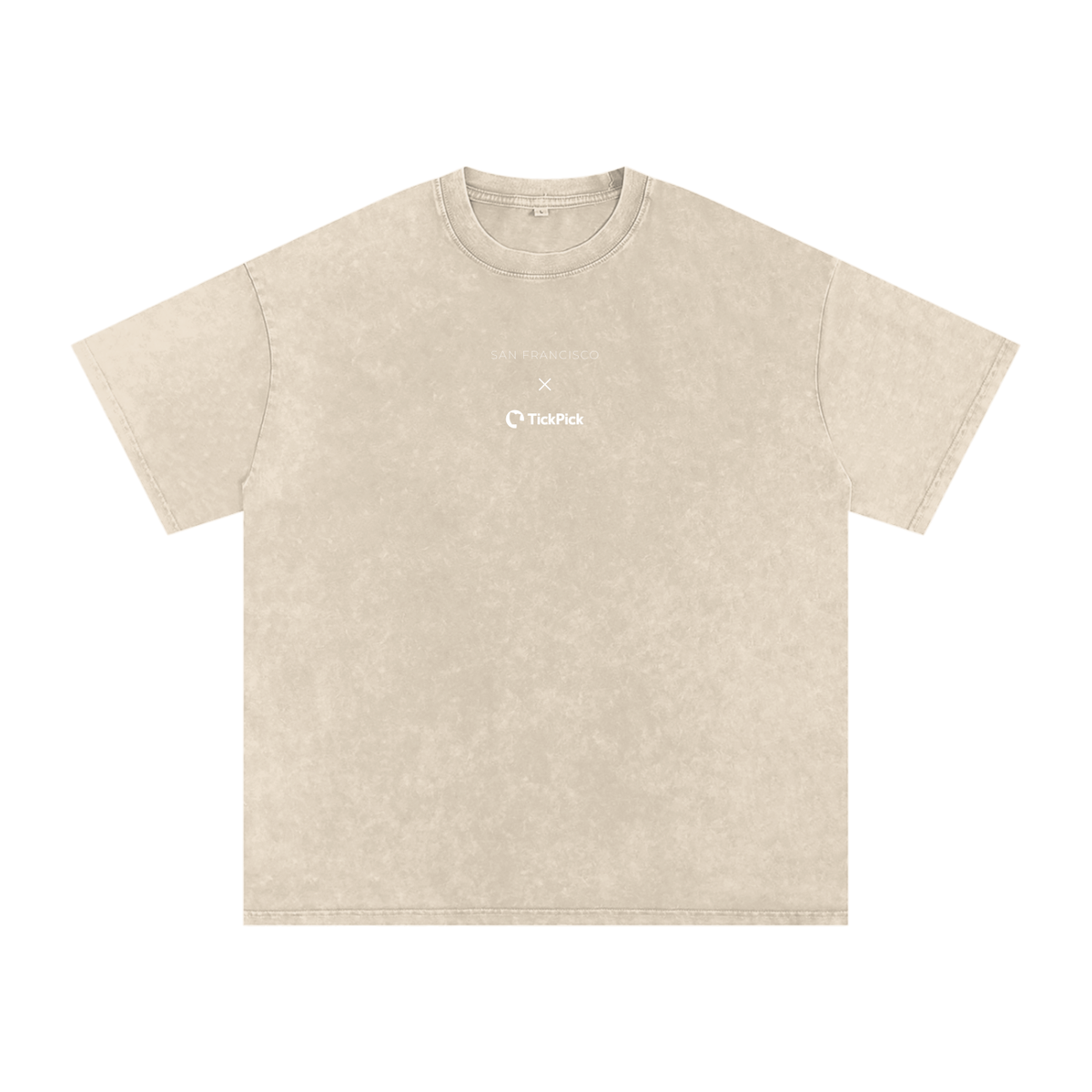 San Francisco x TickPick | Snow Washed Oversized Cotton T-Shirt