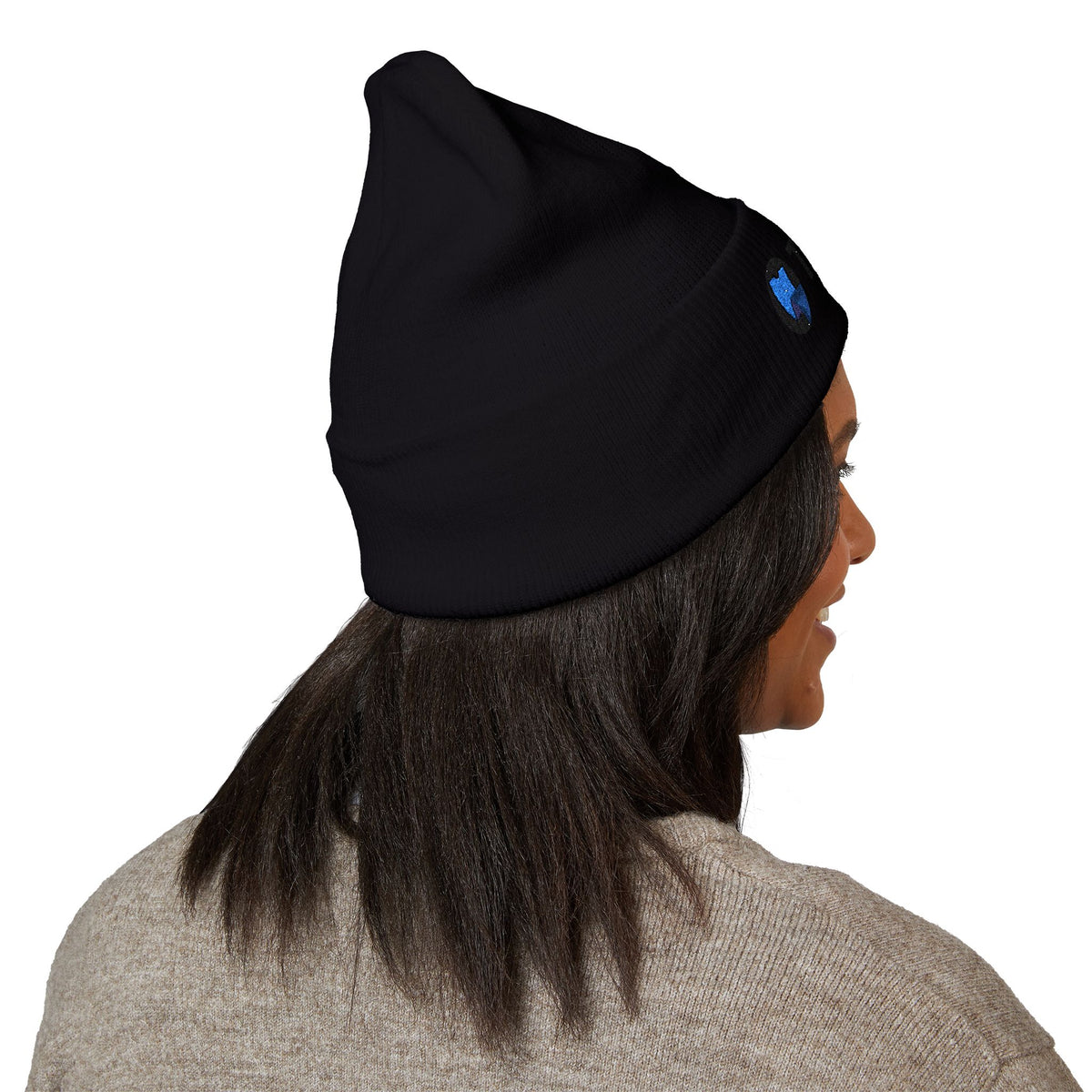 TickPick Black Cuffed Beanie