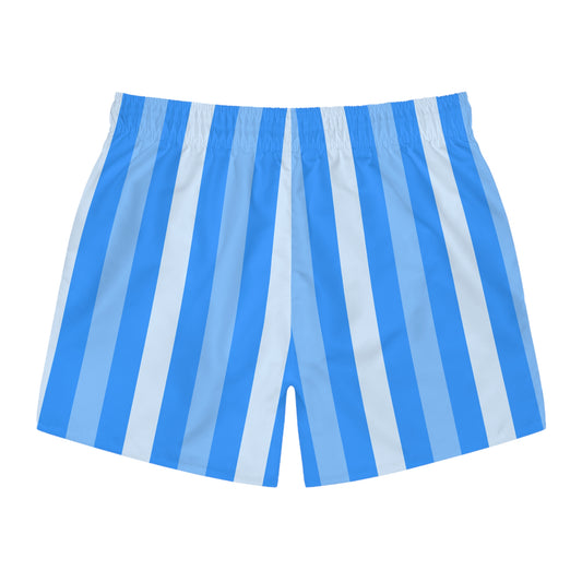 TickPick Blue Striped Swim Trunks V2