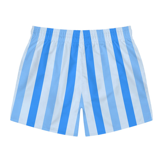 TickPick Blue Striped Swim Trunks V2