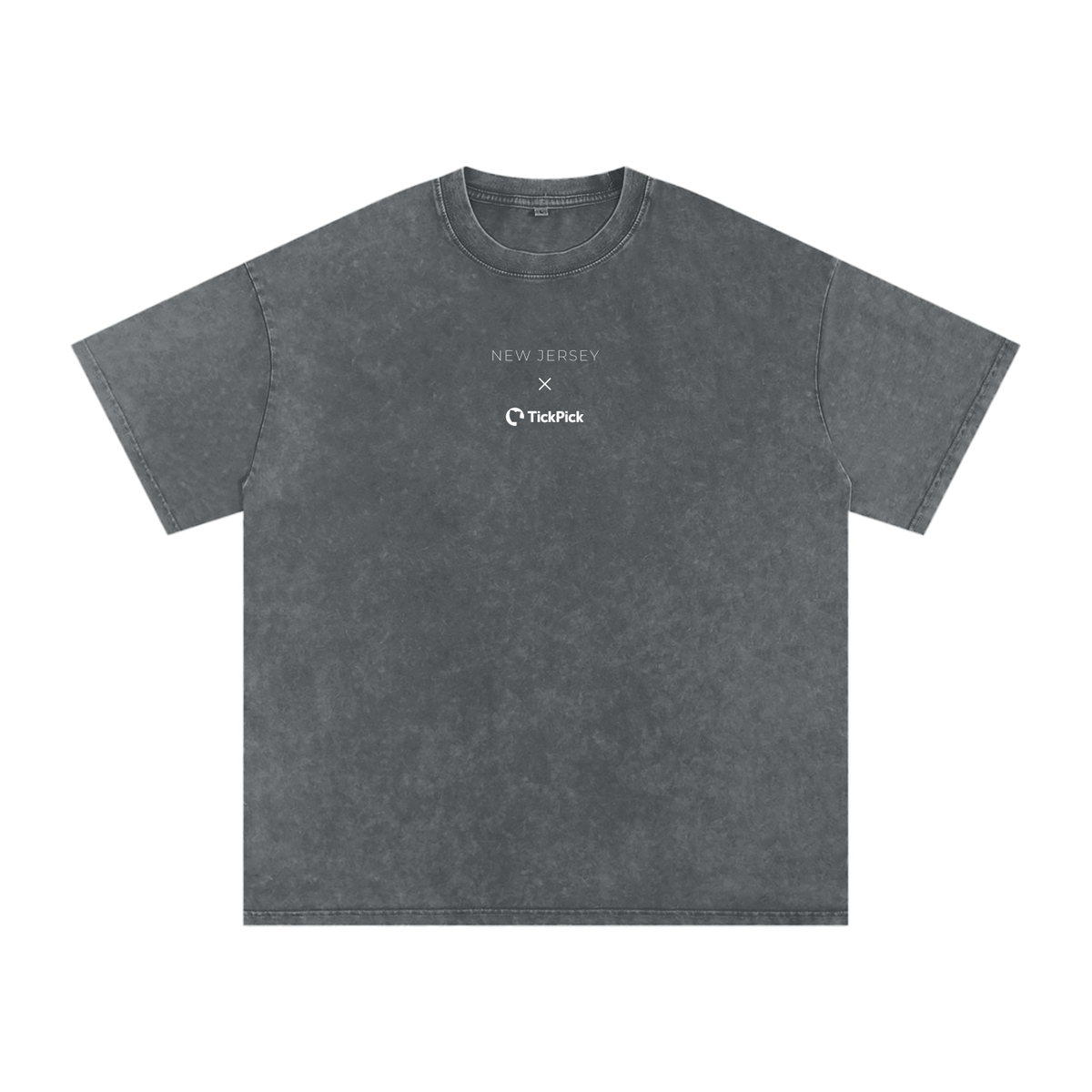 New Jersey x TickPick | Snow Washed Oversized Cotton T-Shirt