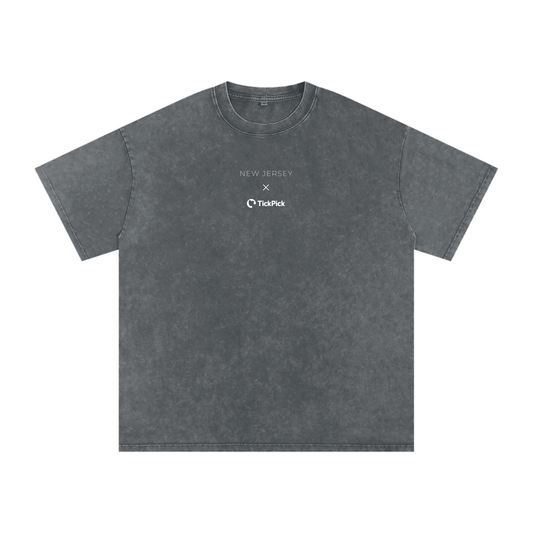 New Jersey x TickPick | Snow Washed Oversized Cotton T-Shirt