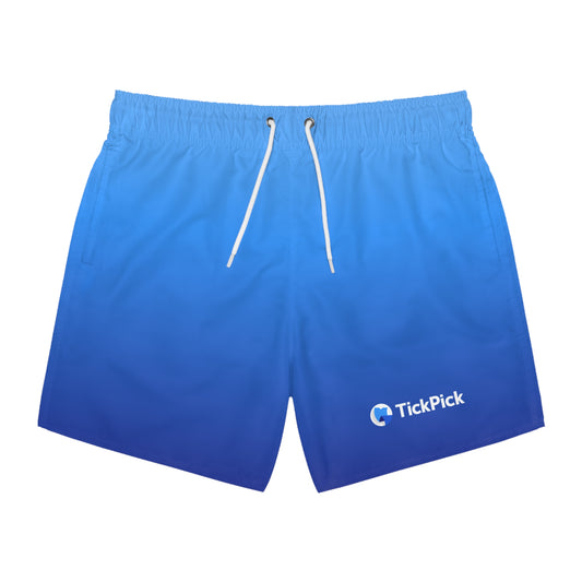 TickPick Blue Ombre Swim Trunks