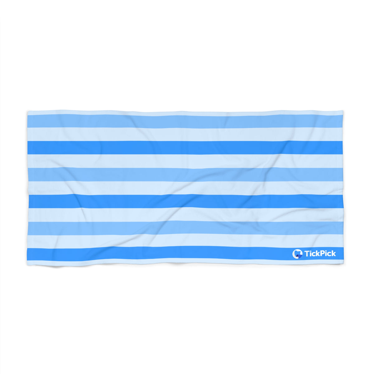 TickPick Blue Striped Beach Towel