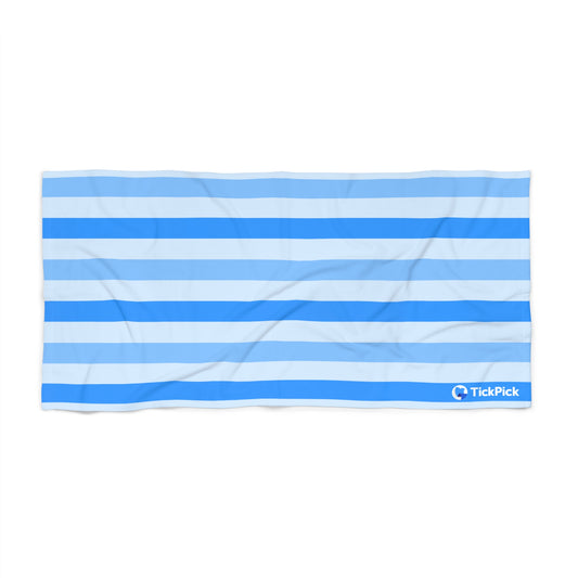 TickPick Blue Striped Beach Towel