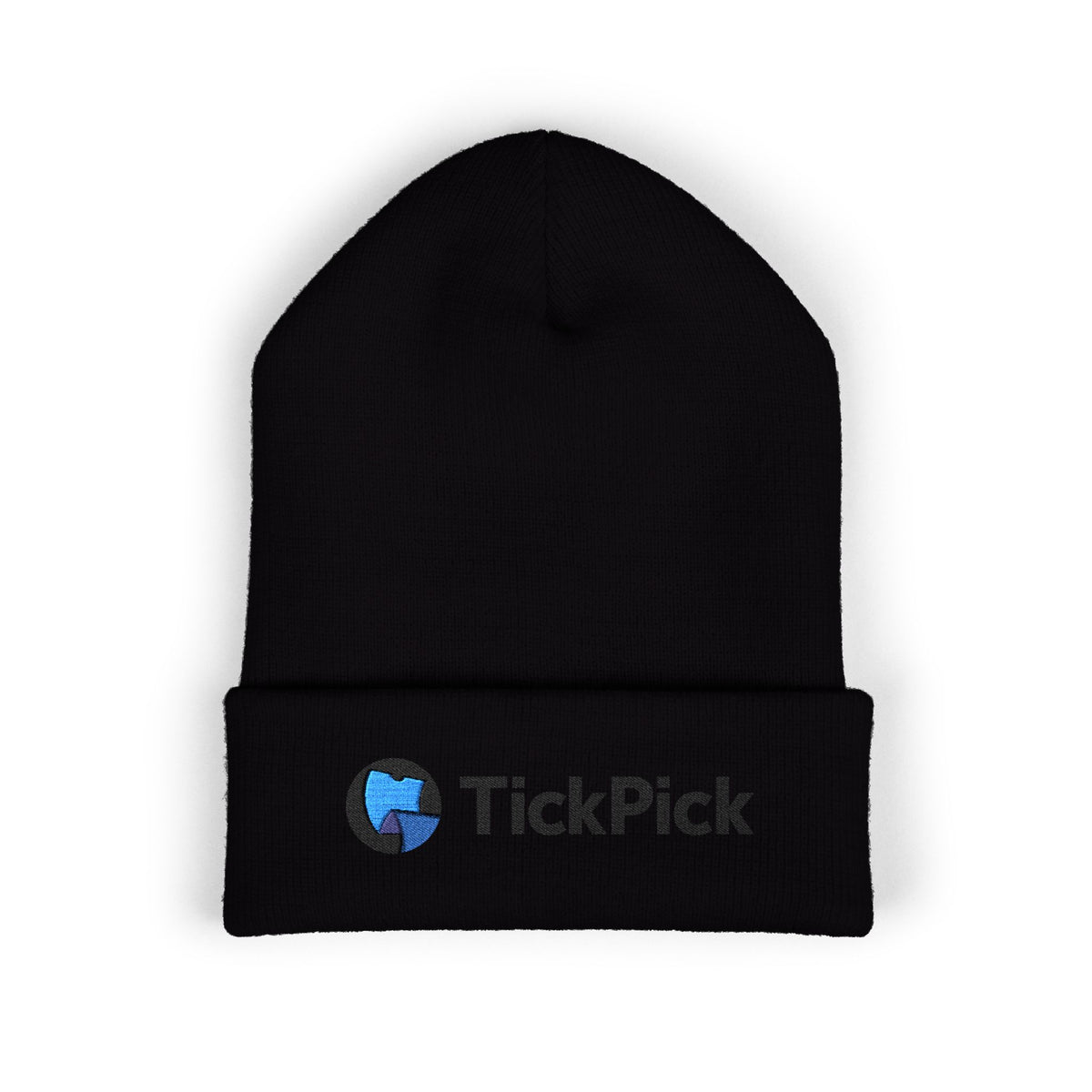 TickPick Black Cuffed Beanie