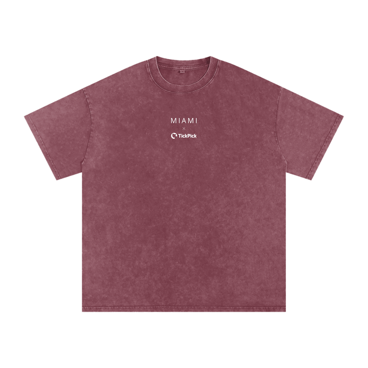 Miami x TickPick | Snow Washed Oversized Cotton T-Shirt