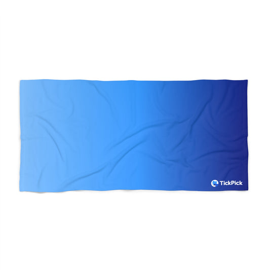 TickPick Blue Ombre Beach Towel