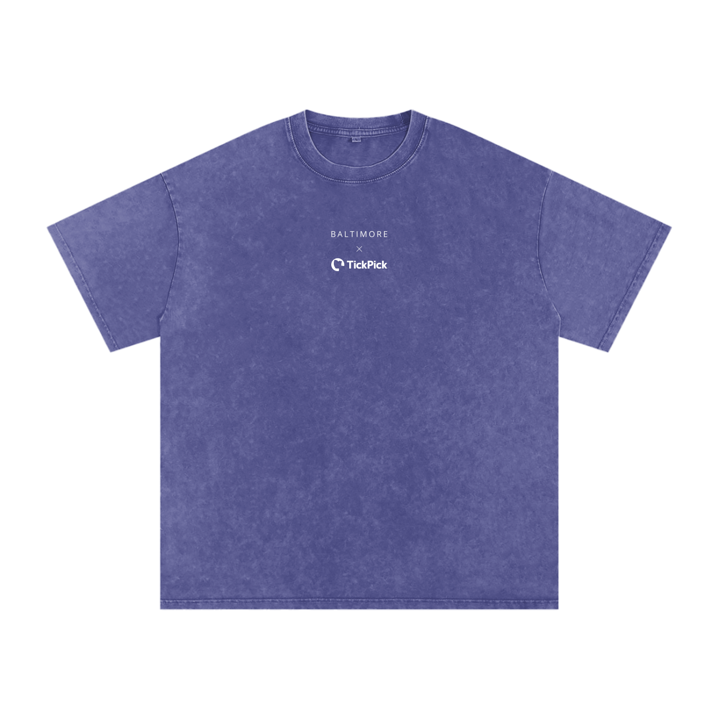 Baltimore x TickPick | Snow Washed Oversized Cotton T-Shirt
