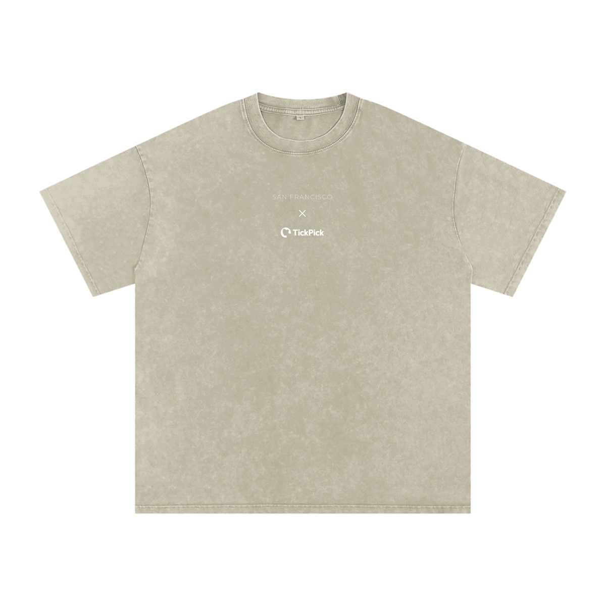 San Francisco x TickPick | Snow Washed Oversized Cotton T-Shirt